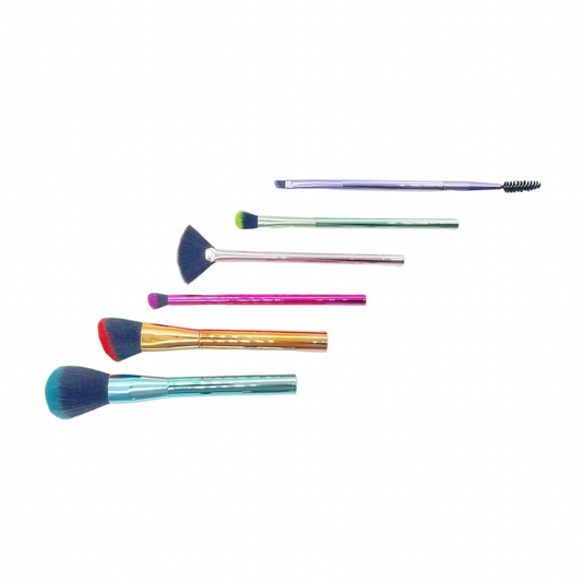 Metallic Makeup Brush Set